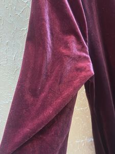 Velvet V-Neck Mini Dress