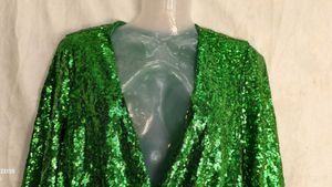GREEN SEQUENCE ROMPER