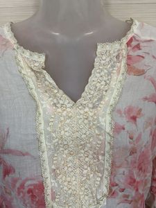 Beautiful Floral Print Kurta