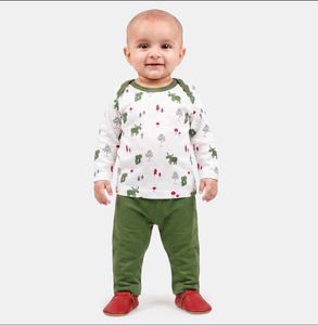 Cute Baby Outfit with Woodland Print