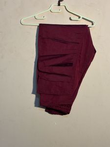 Elegant Maroon Kurta with Embroidery