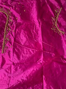 Designer Embroidered Silk Blouse