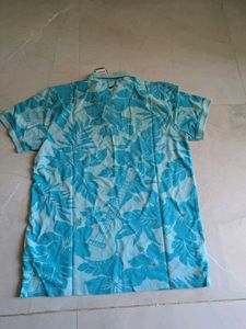 Men's Tropical Print Polo Shirt
