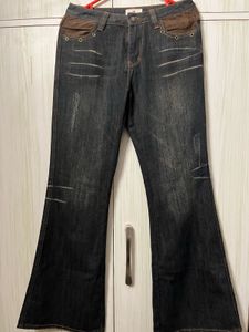 Mid-Rise Flared Dark Wash Jeans | Tall Length