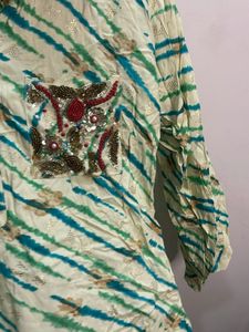 Stylish Printed Kurta with Pants