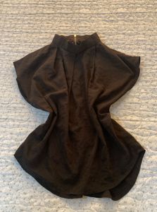 Stylish Brown High Neck Top