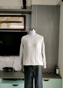 Velvet Crochet Pattern Drop Shoulder Sweater