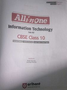 All in One Information Technology CBSE Class 10