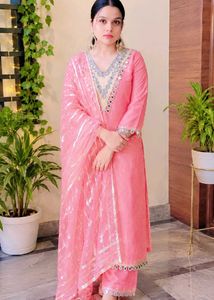 Elegant Pink Kurta Set with Dupatta
