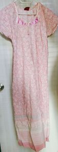 Vintage Pink Floral Nightgown