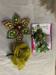 Floral Hair Accessories Set