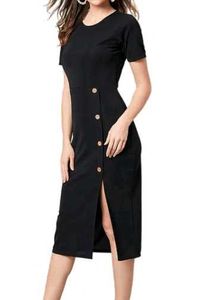 Black Bodycone Dress