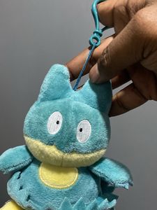 Cute Pokemon Munchlax Plush Keychain