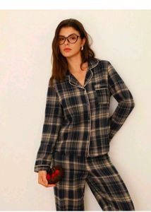 Cozy Plaid Pajama Set