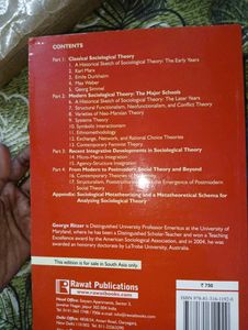 Sociological Theory By George Ritzer Fifth Edition