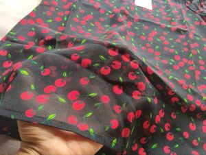 Chic Off-Shoulder Red Floral Top