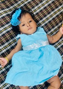 Cotton Frock Gives Baby Royal And Decent Look