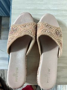Embellished Flat Sandals