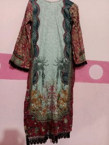 Pakistani Suit With Pant And Dupatta