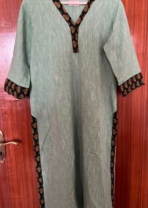 Mint Green Cotton Kurta