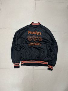 Vintage Black Bomber Jacket 🇺🇸