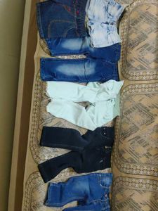 Combo Of 4 Jens And 3 Shorts