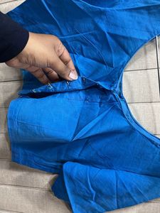 Cotton Blue Blouse