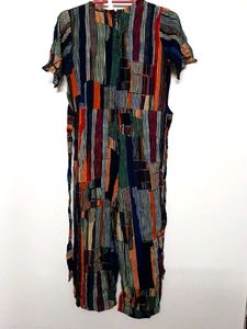 Bohemian Print Midi Dress