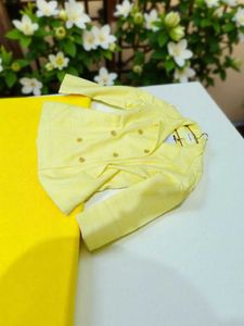 Unisex New 🌟Yellow Double-Breasted Jacket