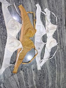 Comfortable Cotton Bras - Pack of 3