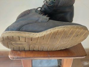 Men's Brown Leather Lace-Up Boots