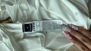 Stylish White Long Sleeve Crop Top