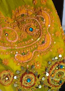Elegant Yellow Dress Set