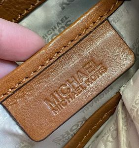 Michael Kors Brown Leather Tote Bag