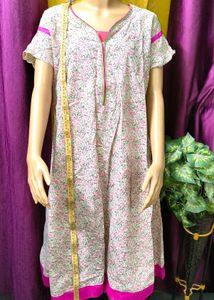 Beautiful Floral Print Kurta Frock