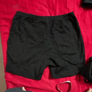 Black Casual Shorts