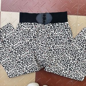 Animal Print Culottes