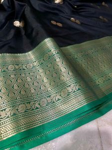 Elegant Soft Silk Allover Booti Saree