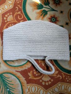 Textured Hobo Handbag