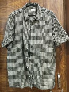 Men's Checked Short Sleeve Shirt