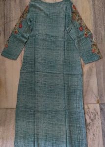Lifestyle Floral Print Long Kurta