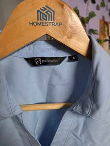 Chic Short Sleeve Button-Up Blouse