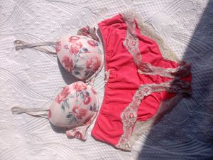 Floral Bra &amp; Panty Set
