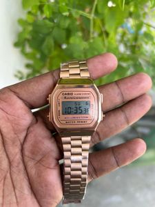 Casio Digital Rose Gold Watch