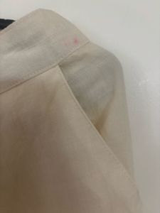 Linen high waist pants