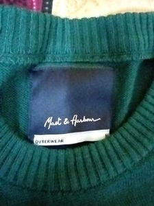 Men's Green Striped Sweater