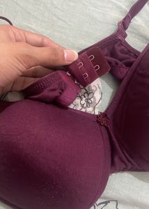 Comfortable T-Shirt Bra - Purple
