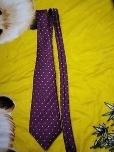 Purple Heart Pattern Tie