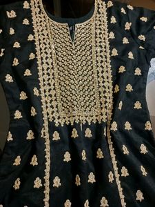 Soch Fancy Embroidered Black Sharara Set