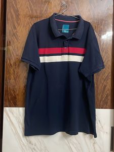 All Store - Striped Polo Shirt